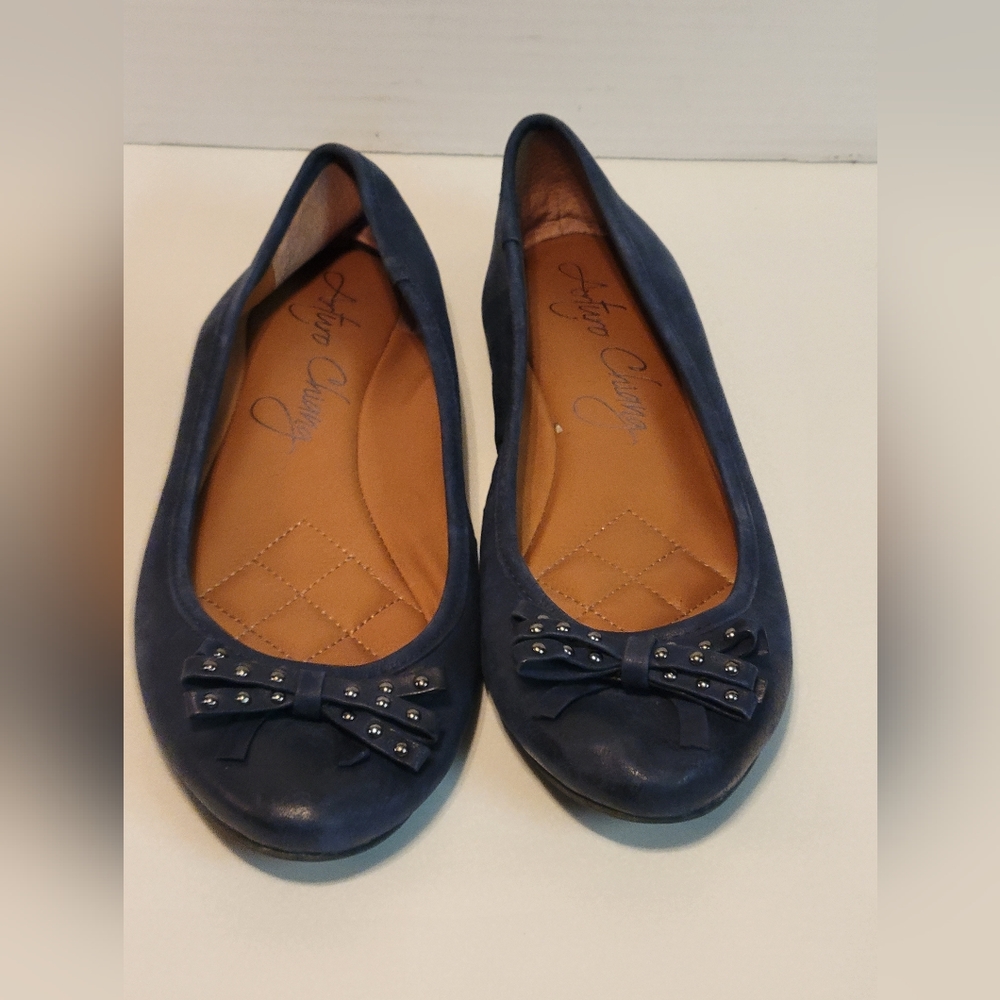 Arturo Chiang studded leather flats